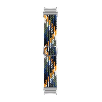 KALEBOL KLB-BZNL-001 Samsung Galaxy Watch4 / Watch 5 / Watch 5 Pro / Watch6 Strap Nylon Watch Band - Cowboy Flerfarget