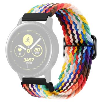 KALEBOL KLB-BZNL-001 Samsung Galaxy Watch3 45 mm / Watch 46 mm klokkerem 22 mm nylonrem - Offisiell Regnbue