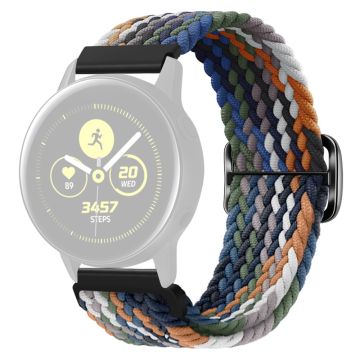 KALEBOL KLB-BZNL-001 Samsung Galaxy Watch3 45 mm / Watch 46 mm klokkerem 22 mm nylonrem - Denim Flerfarget