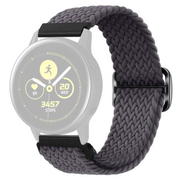 KALEBOL KLB-BZNL-001 Samsung Galaxy Watch3 45 mm / Watch 46 mm klokkerem 22 mm nylonrem - Space Grey