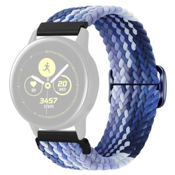 KALEBOL KLB-BZNL-001 Samsung Galaxy Watch6 Classic 43mm / 47mm Watch Bnad 20mm Nylon Replacement Strap - Blåbær