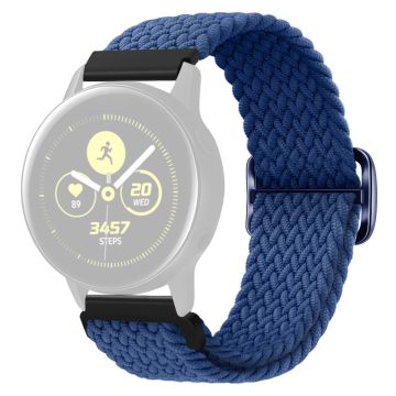 KALEBOL KLB-BZNL-001 Samsung Galaxy Watch6 Classic 43mm / 47mm Watch Bnad 20mm Nylon Replacement Strap - Sjøblå