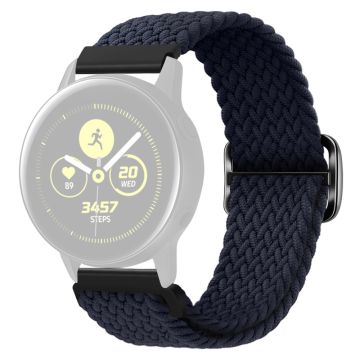 KALEBOL KLB-BZNL-001 Samsung Galaxy Watch6 Classic 43mm / 47mm Watch Bnad 20mm Nylon Replacement Strap - Koksgrå