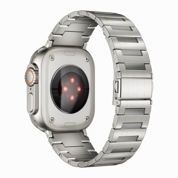 Apple Watch Series 9 8 7 41 mm / 6 5 4 SE SE (2022) SE (2023) 40 mm / 3 2 1 38 mm Sølvbånd i titanlegering