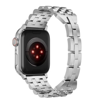 Apple Watch Series 41mm - 40mm - 38mm 5-Bead metallrem - Sølv