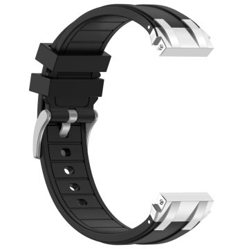 Huawei / Samsung 22mm Universal Smartwatch Strap Silikon Erstatningsbånd - Svart