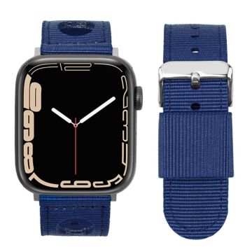 Apple Watch Series 41mm - 40mm - 38mm Nylon Watchband vanntett erstatningsrem - Safir