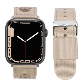 Apple Watch Series 41mm - 40mm - 38mm Nylon Watchband vanntett erstatningsrem - Beige