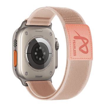 Apple Watch Series 41 mm - 40 mm - 38 mm håndleddsrem i nylon - Lyserosa