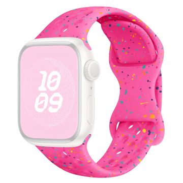 Apple Watch Series 9 8 7 41mm / Series 6 5 4 SE SE (2022) SE (2023) 40mm / Series 3 2 1 38mm Armbåndsarmbånd - Mørkerosa