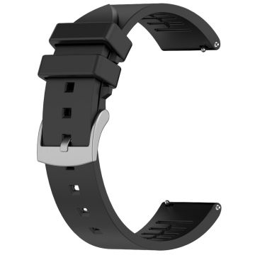 Garmin Vivoactive 5 / Venu 2 Plus Erstatningsklokkebånd 20 mm Fluorubber Watchrem - Svart