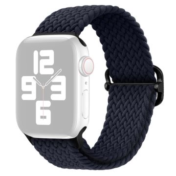 Apple Watch Series 9 8 7 41mm / 6 5 4 SE (2022) SE (2023) SE 40mm / 3 2 1 38mm Watchband Flettet nylonrem - Koksgrå