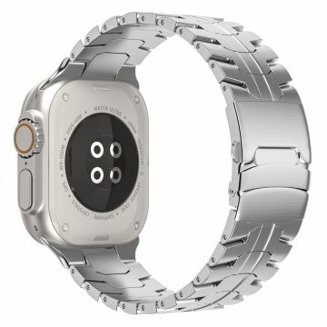 Apple Watch Series 9 8 7 41mm / 6 5 4 SE (2023) SE (2022) SE 40mm / 3 2 1 38mm Armbånd Titanium Steel Watchband - Sølv