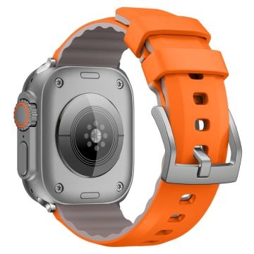 Apple Watch Series 9 8 7 41mm / 6 5 4 SE (2022) SE (2023) SE 40mm / 3 2 1 38mm Silikonklokkearmbånd - Oransje