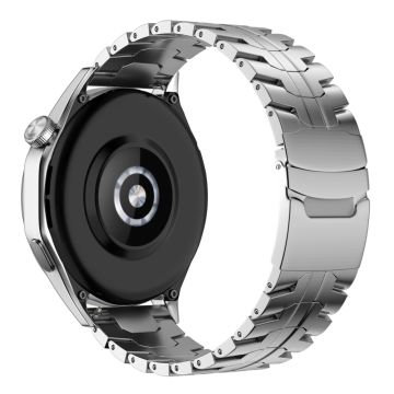 Huawei Watch 4 / 4 Pro / Watch GT 4 46mm Watchband 22mm Pure Titanium håndleddsrem - Sølv