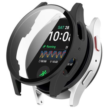 Samsung Galaxy Watch7 44 mm integrert klokkeveske herdet glassskjermfilm - Matt Svart