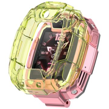 Huawei Children's Watch 5 Pro Case Half Cover Flexible Protective Frame - Transparent Green