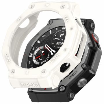 Huami Amazfit T-Rex 3 Fleksibelt klokkeveske Anti-riper Hollow Watch Frame Deksel - Elfenbenshvit