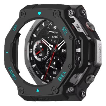 Huami Amazfit T-Rex 3 Watch Case Drop-Proof Hard PC Protective Cover - Black / Blue