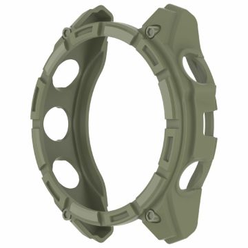 Garmin Enduro 3 TPU Watch Case Anti-Scratch Hollow Watch Frame Cover - Jungle Green