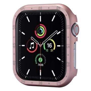 Apple Watch Serie 6 / 5 / 4 / SE (2022) / SE (2023) / SE 40 mm aluminiumslegeringsdeksel med urskiveplate - Rosa