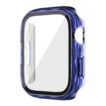 Apple Watch Series 4 / 5 / 6 / SE / SE (2022) 40mm Watch Case Anti-Drop Bump-resistent deksel + herdet film - Gjennomsiktig Blå