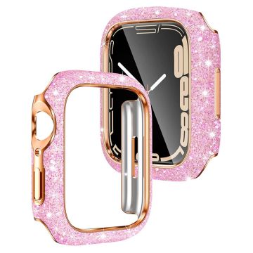 Apple Watch Series 4 / 5 / 6 / SE / SE (2022) / SE (2023) 40mm Crystal Decor Hard Bump resistant Watch Case Protective Frame - Rosa