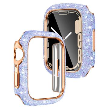 Apple Watch Series 4 / 5 / 6 / SE / SE (2022) / SE (2023) 40mm Crystal Decor Hard Bump resistant Watch Case Protective Frame - Lilla