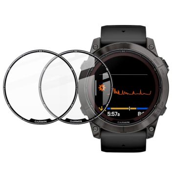 Krystallklar PMMA-skjermbeskytter for Garmin Fenix 7 Pro