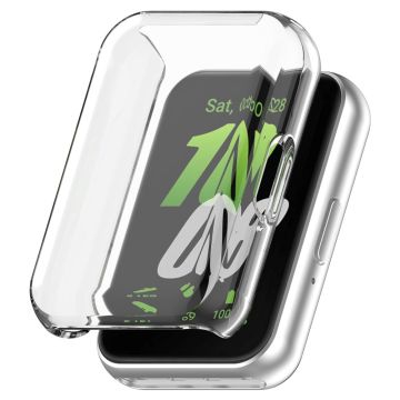 Samsung Galaxy Fit3 Watch Frame Case Galvanisering Fullt innpakket fleksibelt klokkedeksel - Gjennomsiktig