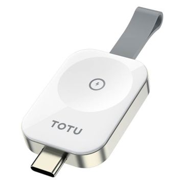 TOTU Zinc Series Apple Watch Bærbar trådløs lader Smart Watch Magnetisk ladedokk - USB-C