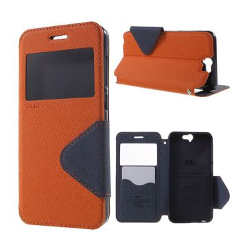 ROAR KOREA Smartview HTC One A9 Lær etui - Orange