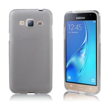 Samsung Galaxy J3 dobbeltsidig silikondeksel - Hvit