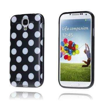 Polka Dots (Sort) Samsung Galaxy S4 Deksel