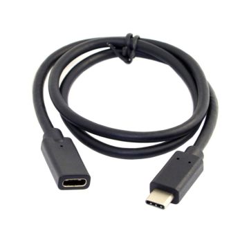 Universal USB 3.1 Type C hann til hunn datakabel