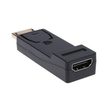 Konverterings adapter DisplayPort DP til HDMI 1080P - Svart