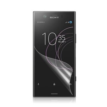 Sony Xperia XZ1 Compact Skjerm beskyttelse laget av hybrid materiale - Gjennomsiktig