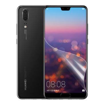 Huawei P20 Skjerm beskyttelse laget av hybrid materiale - Gjennomsiktig