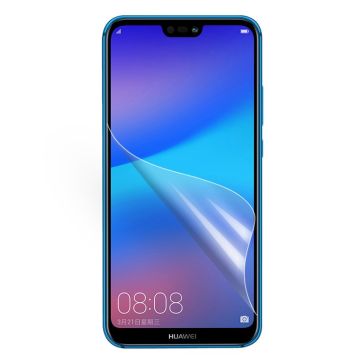 Huawei P20 Lite Skjerm beskyttelse laget av hybrid materiale - Gjennomsiktig