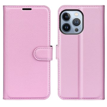 Classic iPhone 14 Pro flip etui - Rosa