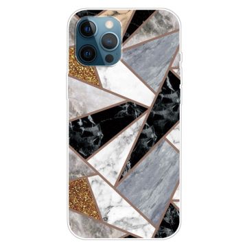 Marble iPhone 15 Etui - Fragment Of Klinkekule Colors