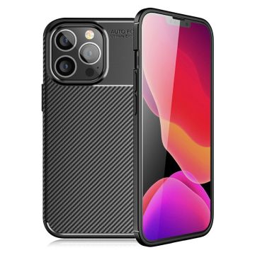 Carbon Shield iPhone 13 Pro deksel - Svart