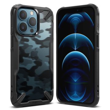 RINGKE FUSION X DESIGN - iPhone 13 Pro - Camo Svart