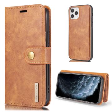 DG.Ming iPhone 13 Pro 2-in-1 Lommebok Etui - Brun