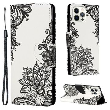 Wonderland iPhone 13 Pro Flippetui - Lace Blomst