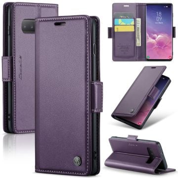 CaseMe Samsung Galaxy S10 Smooth Etui - Lilla