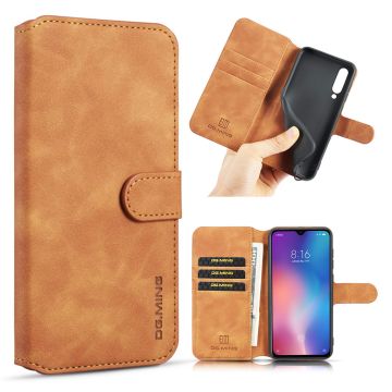 DG.MING Samsung Galaxy A50 Retro Veske - Brun