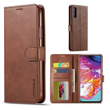 LC.IMEEKE Samsung Galaxy A50 flip etui - Kaffe