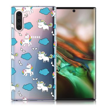 Deco Samsung Galaxy Note 10 deksel - Enhjørning og skyer