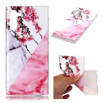 Marble Samsung Galaxy Note 10 deksel - Blomstret marmor